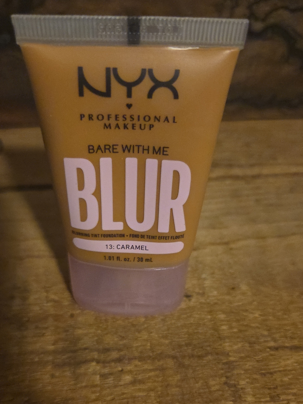 NYX Bare With Me Blur Tinted Foundation - Caramel New Sealed